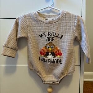 Baby Thanksgiving romper